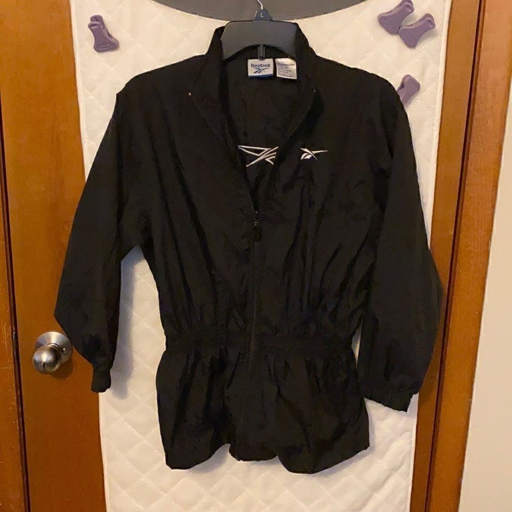 Retro girls size large Reebok wind breaker